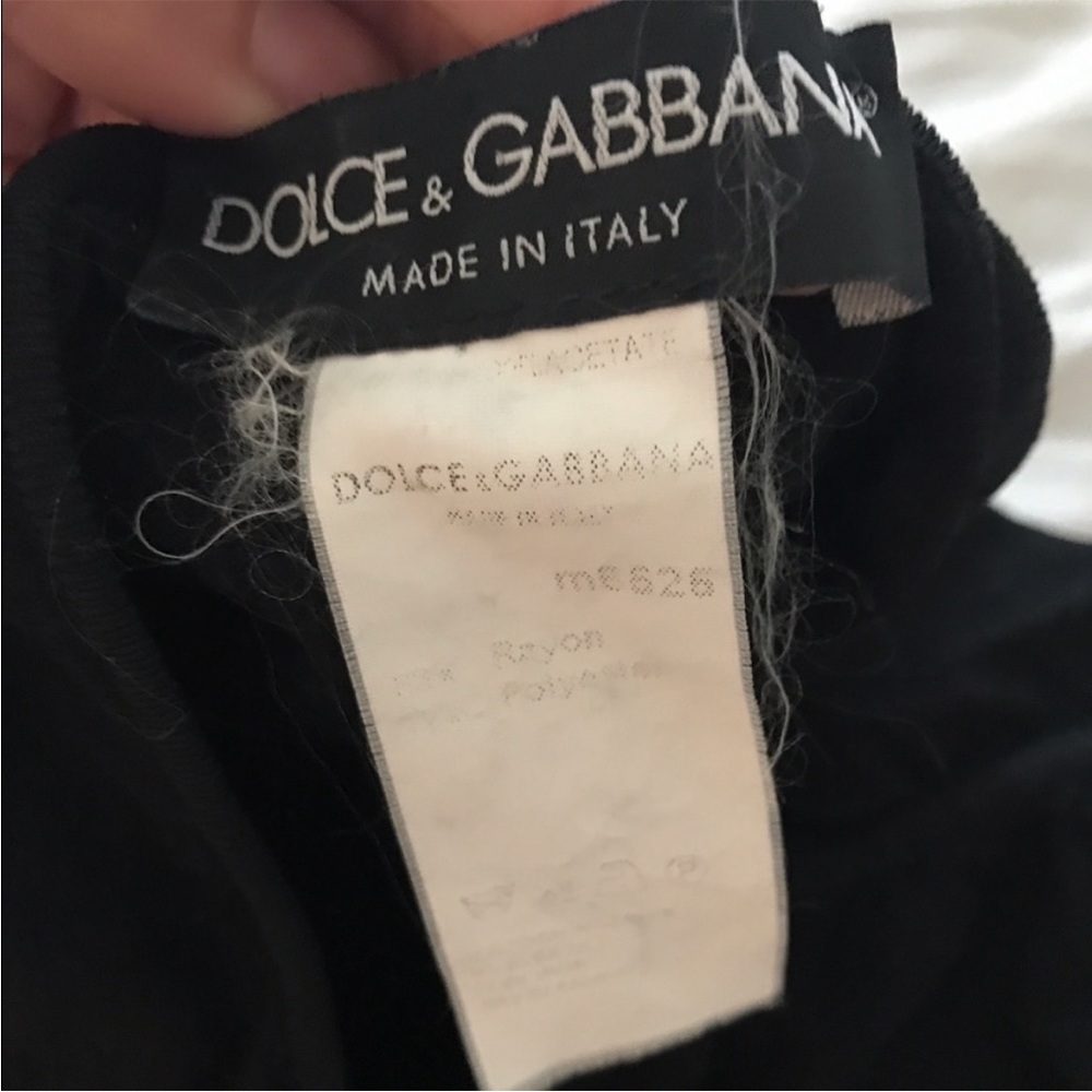 Dolce Gabbanna black dress. Sleeveless or you can use straps. - Picture 3 of 4